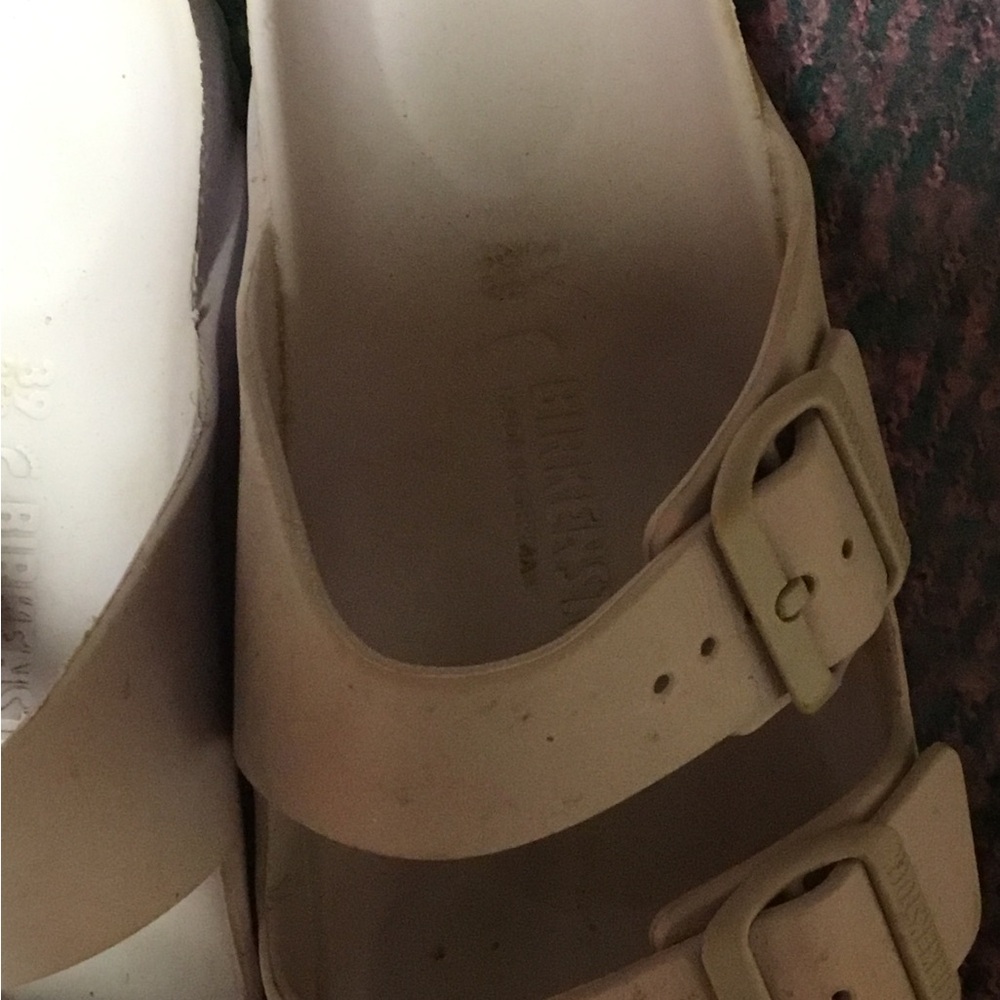 Birkenstock Sandals Shoes Comfort Footbed Lavender Foam Size 39 - Picture 2 of 3